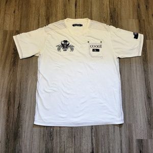 Vintage COOGI Australia Designer Tee With Embroidered Graphic. Size 2XL.